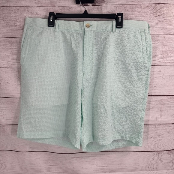 Peter‎ Millar Apex Seersucker PinStrap Shorts Size 40 Featherweight Golf Casual - Picture 1 of 8